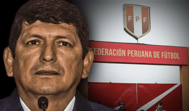 Agustín Lozano presidente de la Federación Peruana de Fútbol (FPF)