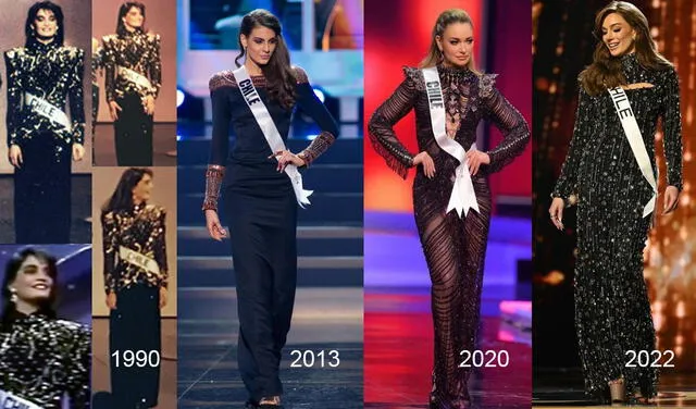La organización de Miss Chile ha optado por vestidos conservadores para sus reinas. Foto: Instagram