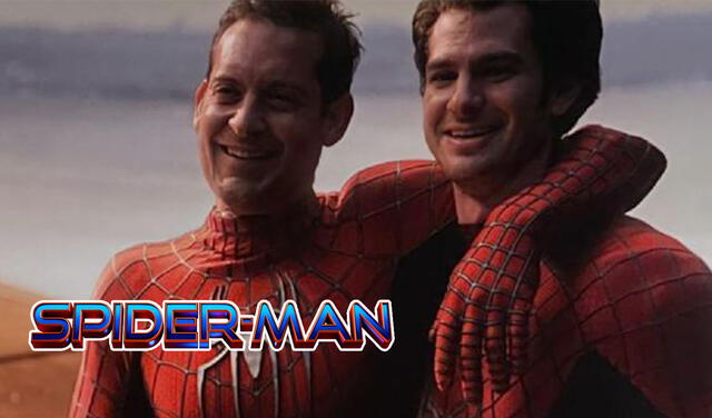 Toeby Maguire y Andrew Garfield vieron juntos Spider-Man: no way home. Foto: composición/Sony