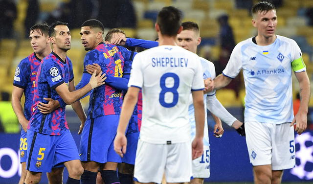 Resumen Dinamo Kiev vs Barcelona: gol de Fati en partido de Champions League video