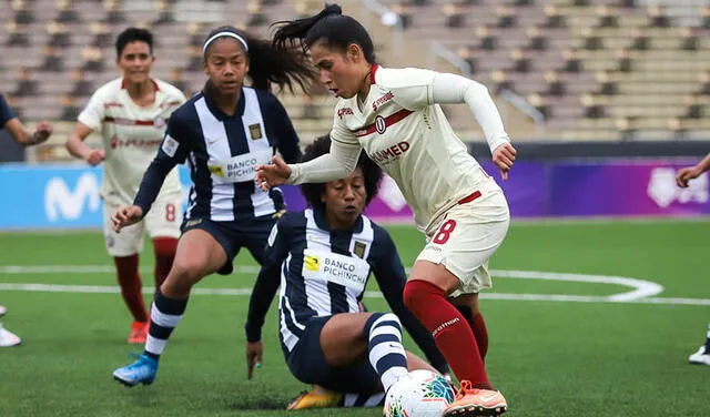 Universitario salió campeón del fútbol femenino en el 2019 frente a Alianza Lima. Foto: Liga de Fútbol Profesional