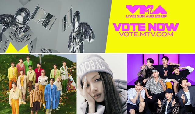 MTV VMAs 2022: BTS tiene 4 nominaciones hasta el momento. Foto: MTV