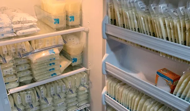 Dona 234 litros de leche materna a mujeres con problemas de lactancia