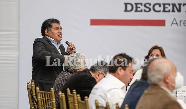Jaime Quito de Perú Libre dio a conocer su rechazo a la adenda 13. Foto: La República/Rodrigo Talavera
