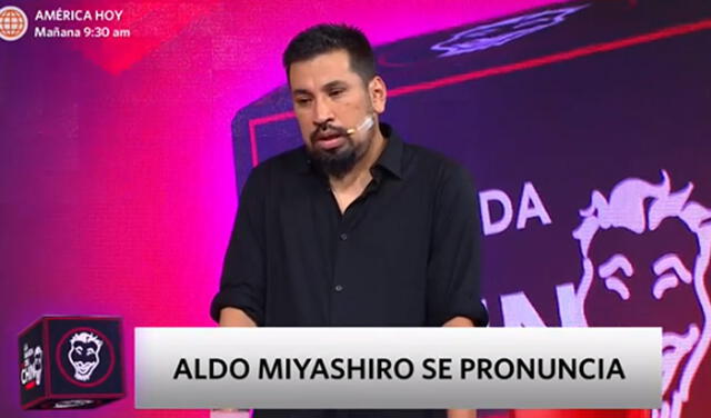 Aldo Miyashiro reconoce infidelidad a Erika Villalobos. Foto: captura América TV