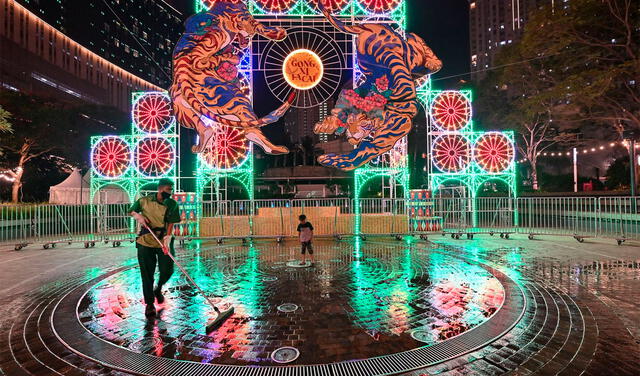 El Año Nuevo chino 2022 está bajo la influencia del Tigre de Agua. Foto: AFP