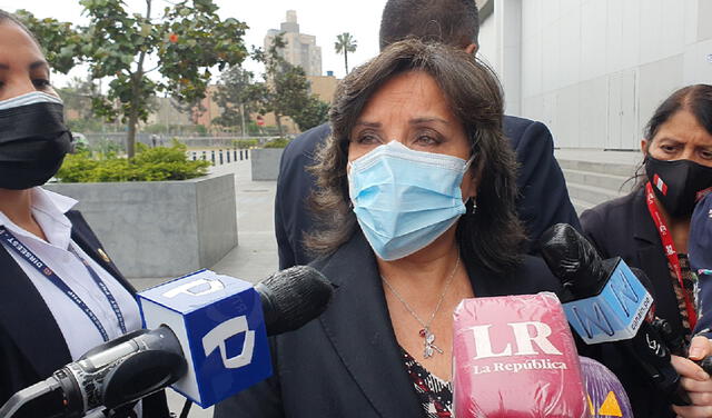 Dina Boluarte se pronunció tras la presentación de la demanda ante el TC por la ley de cuestión de confianza. Foto: URPI LR