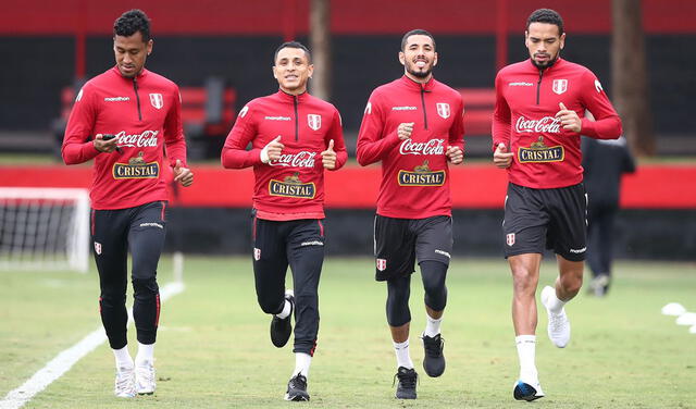 Perú completa este jueves su último entrenamiento antes del partido. Foto: Selección peruana