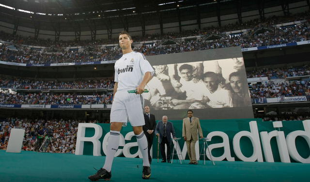 Cristiano Ronaldo llegó al Real Madrid procedente del Manchester United en 2009. Foto: EFE