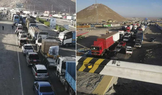 El kilómetro 48 es paso obligado para los vehículos que se dirigen a Lima, Tacna y Moquegua. Foto: Cortesía La Joya informativa