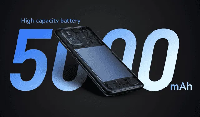 Batería de 5.000 mAh. Foto: Xiaomi