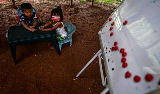 Los infantes ahora se adaptan a las medidas preventivas por la pandemia. Foto: AFP