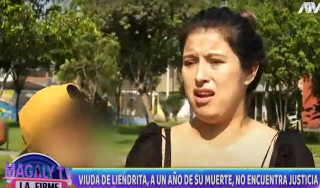 Jaqueline Matos pide justicia para el asesinato de su esposo. Foto: captura/ATV