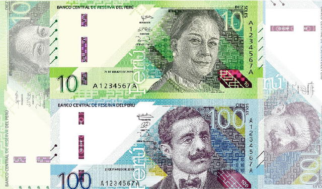Los nuevos billetes tienen como protagonistas a la cantautora Chabuca Granda y al ingeniero Pedro Paulet