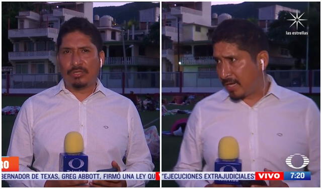 Sismo en México: réplica sorprende a reportero durante transmisión en vivo