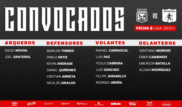 TARJETA ROJA: ver partido Atlético Nacional vs América de Cali EN VIVO ...