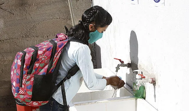 Higiene. Colegios deber tener agua y jabón antes de reabrir. Foto: difusión