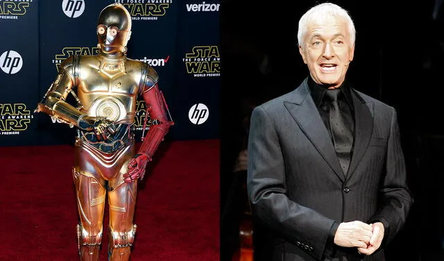 Anthony Daniels es el actor que ha interpretado a C-3PO desde 1977. Foto: AFP