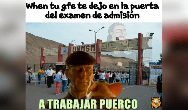 Los divertidos memes no pudieron faltar durante el examen de admisión de la UNMSM. Foto: captura de Facebook