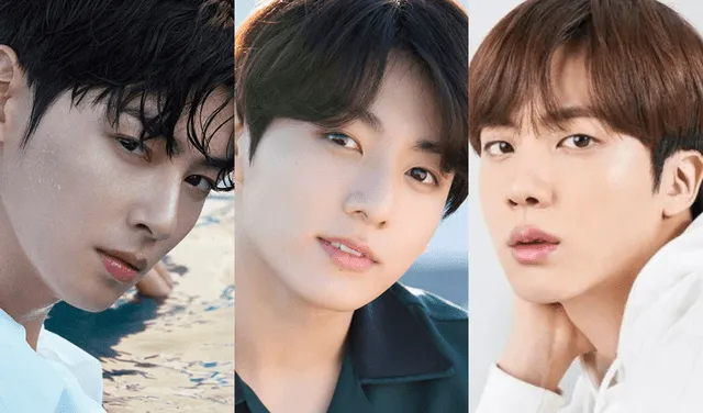 Jungkook de BTS, Cha Eunwoo de ASTRO y Jin lideran encuesta de KingChoice sobre 'El hombre más guapo del mundo del 2021'. Foto: composición La República/BIGHIT/DASHU