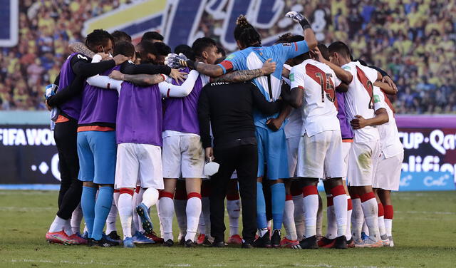 Perú venció 2-1 a Ecuador en la última jornada de las clasificatorias a Qatar 2022. Foto: AFP