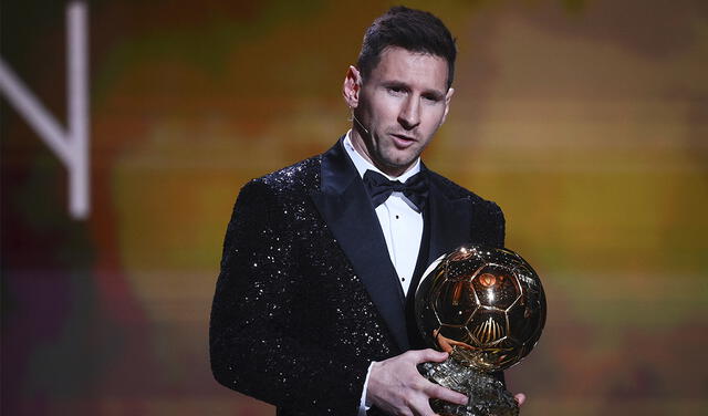 Lionel Messi se quedó con el Balón de Oro 2021 al mejor jugador del año