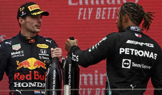 Max Verstappen y Lewis Hamilton son los protagonistas de la Fórmula 1 2021. Foto: AFP