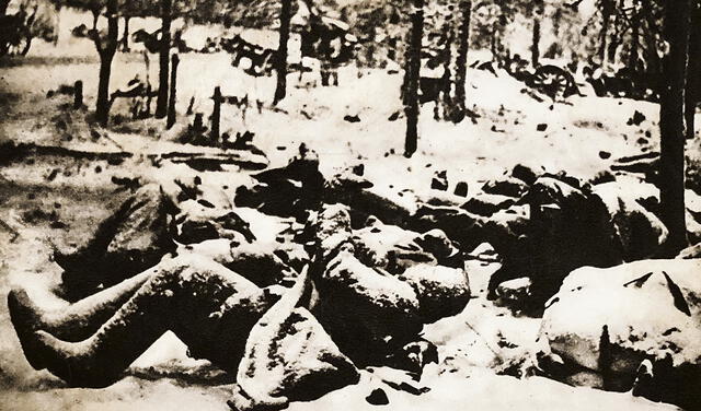 Congelados. Soldados soviéticos congelados luego de la desastrosa invasión de Finlandia. Foto: difusión