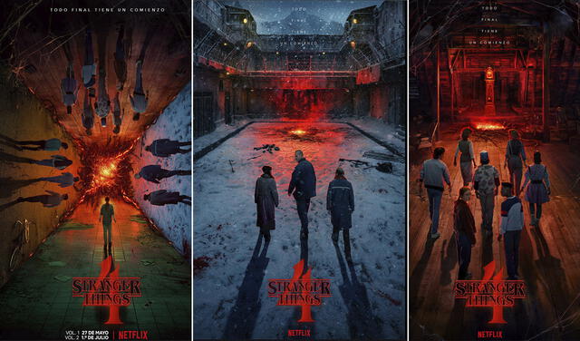 Stranger Things 4 llegará en mayo y julio del 2022. Foto: composición/Netflix