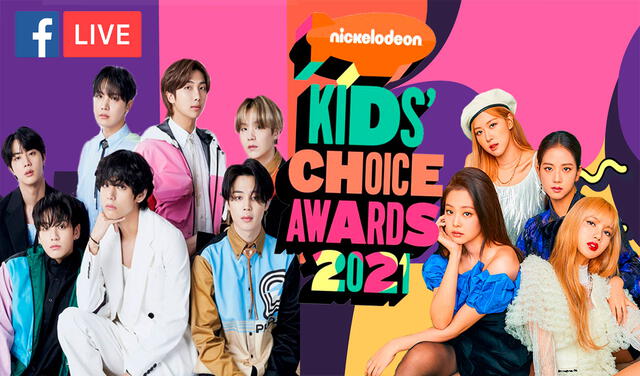 BTS BLACKPINK Kids Choice Awards 2021 Live stream nickelodeon gratis