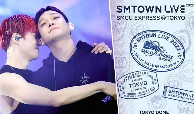 SMTOWN: concierto en Japón confirmó a Chen, Kai y Suho de EXO en el lineup. Foto: SM Entertainment