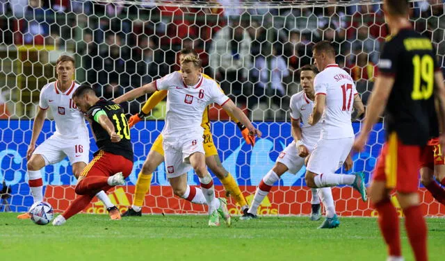 Bélgica viene de aplastar 6-1 a Polonia. Foto: AFP