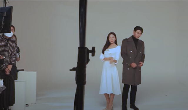 Detrás de cámaras de spot publicitario de Hyun Bin y Son Ye Jin. Foto: captura Smart