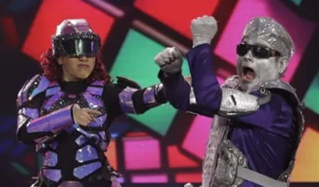 'Robotina' y 'Robotín' fueron protagonistas de la última gala de "El gran show".
