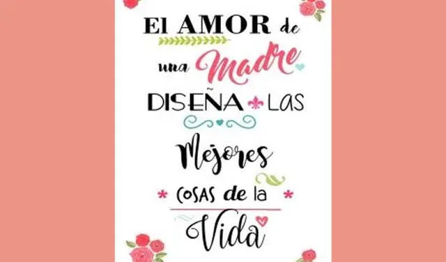 Imágenes y frases para el Día de la Madre. Foto: difusión