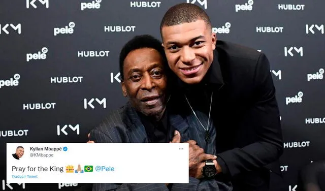 Kylian Mbappé ha manifestado en varias ocasiones su admiración por Pelé. Foto: Facebook/captura de Twitter