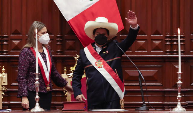Pedro Castillo asumió la presidencia de la República este miércoles 28 de julio. Foto: Presidencia Perú