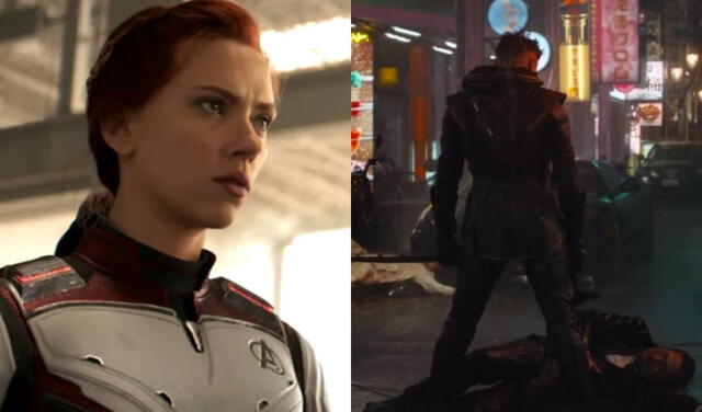 Black Widow y Hakweye en Avengers Endgame. Foto: composición/Marvel Studios