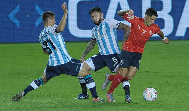 Racing superó 1-0 a Independiente en el último clásico jugado en abril. Foto: RacingClub/Twitter