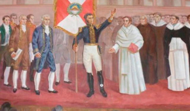 José de San Martín proclamó la Independencia del Perú en 1821