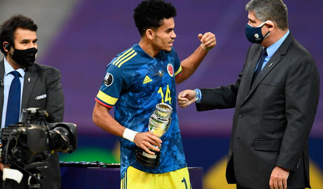 Luis Díaz terminó goleador de la Copa América 2021 junto a Lionel Messi