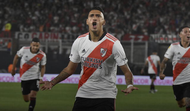 Matías Suárez volvió a marcar con River Plate. Foto: River Plate