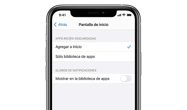 Cómo cambiar la ubicación donde se descargan las nuevas apps. Foto: Apple