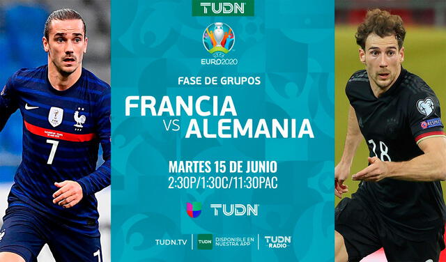 Univision y TUDN transmitirán el Francia vs. Alemania en Estados Unidos. Foto: TUDNUSA/Twitter