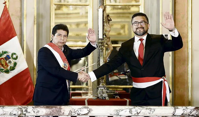Luz verde. Presidente Castillo y ministro Alvarado autorizaron cita con ‘Los Chiclayanos’. Foto: Marco Cotrina/LR