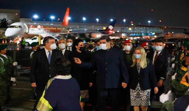 Maduro llegó el viernes a la Ciudad de México para participar en la VI Cumbre de Jefas y Jefes de Estado y de Gobierno de Celac. Foto: EFE/Secretaría de Relaciones Exteriores