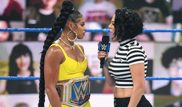 Bianca Belair y Bayley ya se han enfrentado en dos ocasiones. Foto: WWE