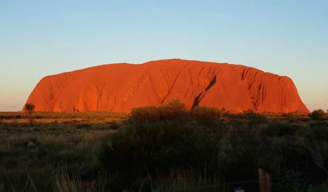 Monolito Uluru, en Australia. Foto: ABC