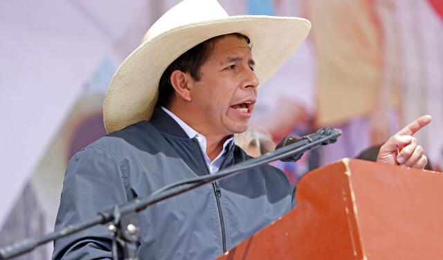 Pedro Castillo instó a la población a salir a marchar si se presentan actos de corrupción que lo vinculen. Foto: Presidencia