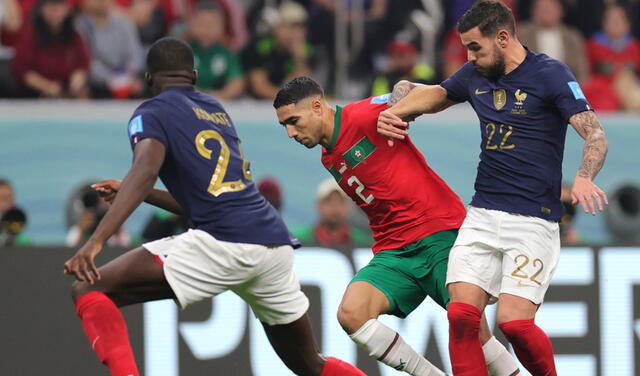 La vigente campeona enfrentó a Marruecos en la segunda semifinal del Mundial Qatar 2022. Foto: EFE